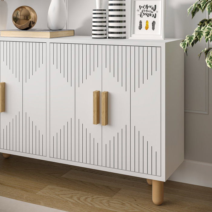 Hanah Home Roger - Consola Blanca